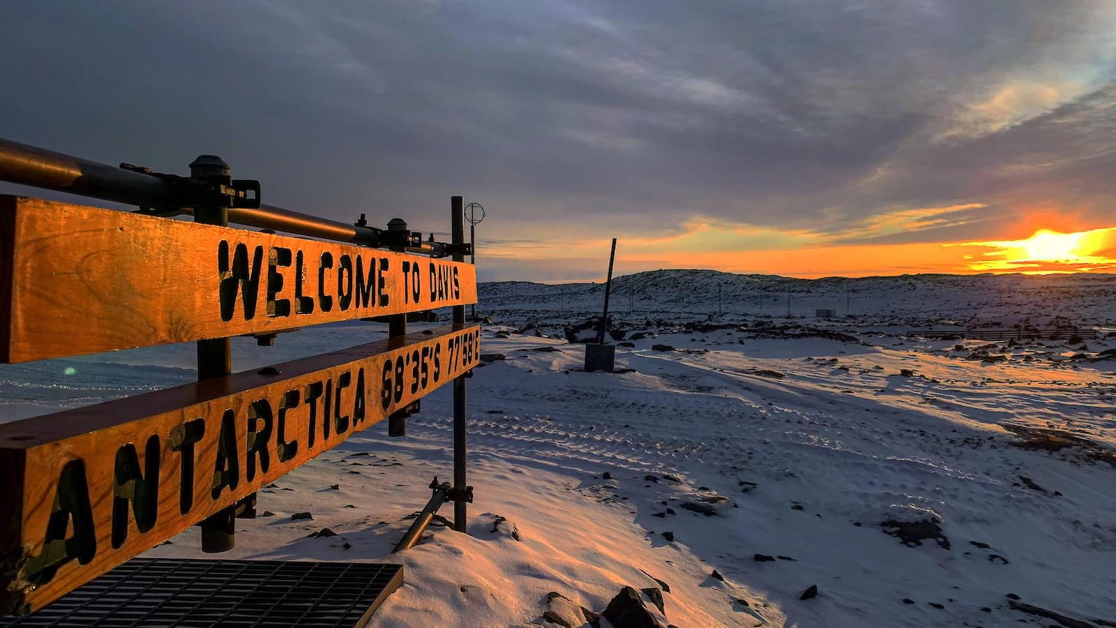 The Sun Rises on Antarctica